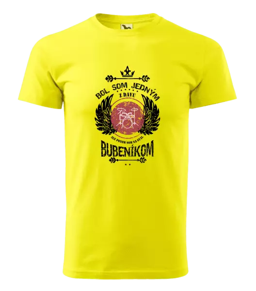 Pánske tričko Bol som jedným z davu, ale potom som sa stal bubeníkom