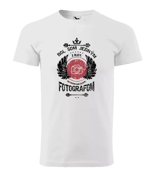 Pánske tričko Bol som jedným z davu, ale potom som sa stal fotografom