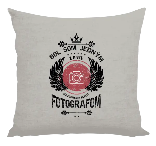 Vankúš Bol som jedným z davu, ale potom som sa stal fotografom