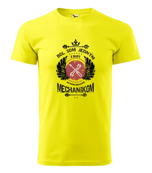 Pánske tričko Bol som jedným z davu, ale potom som sa stal mechanikom