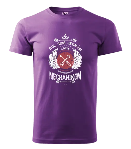 Pánske tričko Bol som jedným z davu, ale potom som sa stal mechanikom