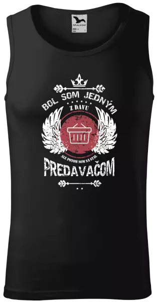 Pánske tielko Bol som jedným z davu, ale potom som sa stal predavačom