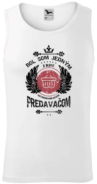 Pánske tielko Bol som jedným z davu, ale potom som sa stal predavačom