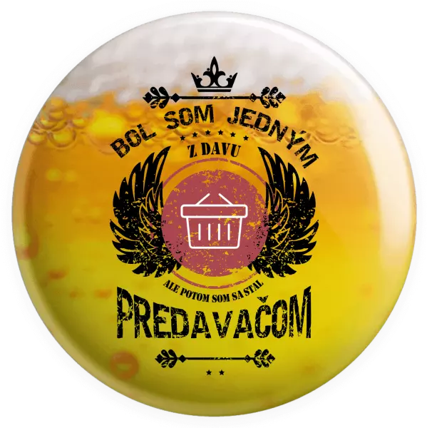 Placka Bol som jedným z davu, ale potom som sa stal predavačom