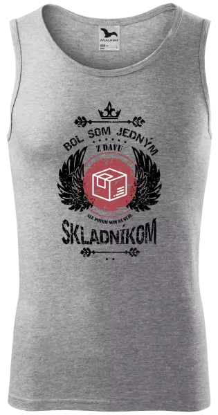 Pánske tielko Bol som jedným z davu, ale potom som sa stal skladníkom