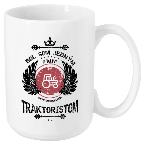 Hrnček Bol som jedným z davu, ale potom som sa stal traktoristom