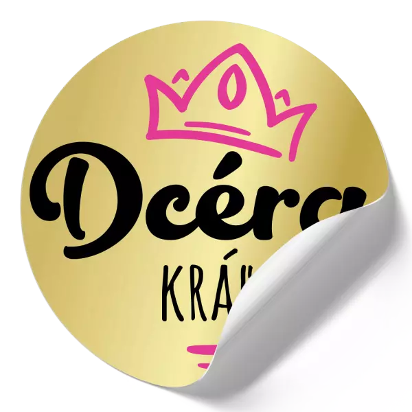 Samolepka Dcéra kráľa