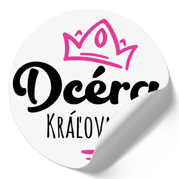Samolepka Dcéra kráľovnej