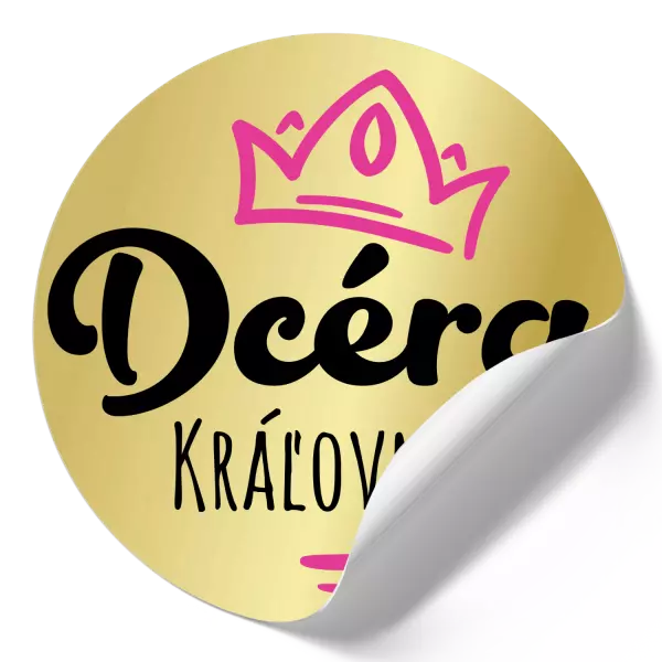 Samolepka Dcéra kráľovnej