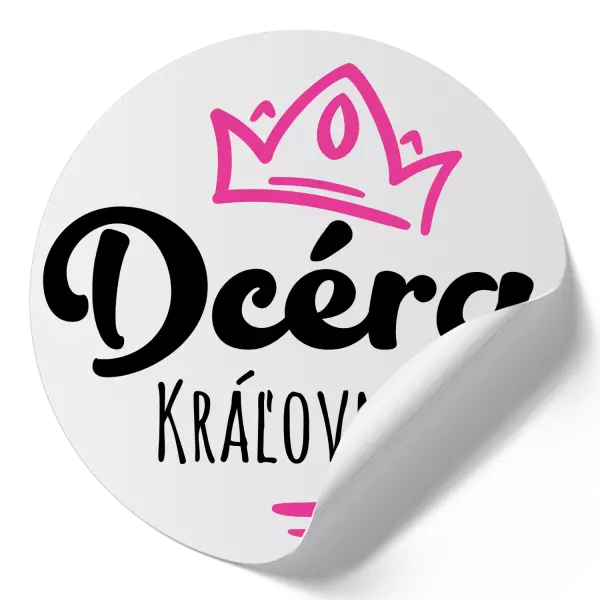 Samolepka Dcéra kráľovnej