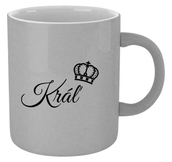 Hrnček metalický Kráľ