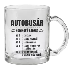 Hrnček Hodinová sadzba - autobusár