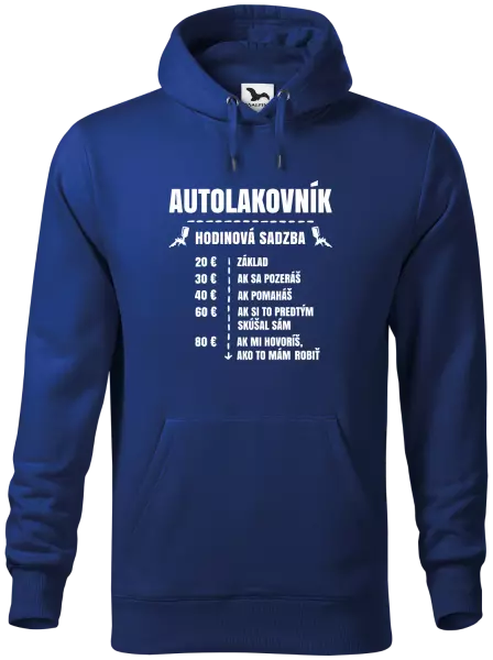 Pánska mikina Hodinová sadzba - autolakovník
