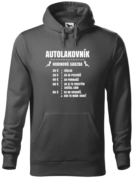 Pánska mikina Hodinová sadzba - autolakovník