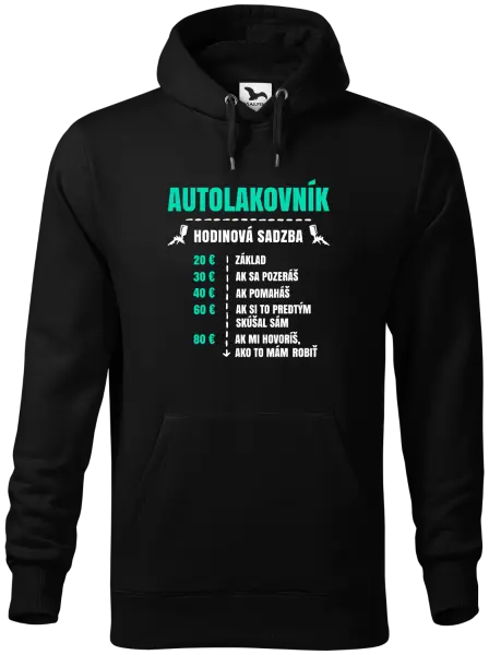 Pánska mikina Hodinová sadzba - autolakovník