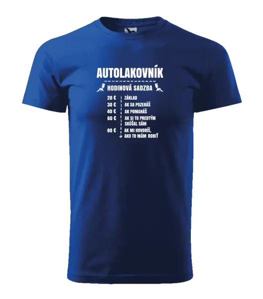 Pánske tričko Hodinová sadzba - autolakovník