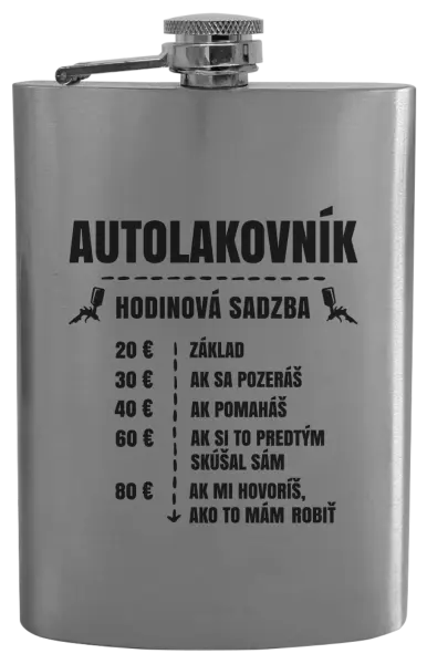 Ploskačka Hodinová sadzba - autolakovník