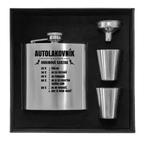 Ploskačka v krabičke Hodinová sadzba - autolakovník