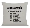 Vankúš Hodinová sadzba - autolakovník