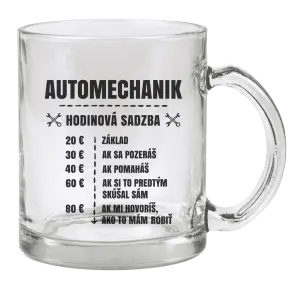 Hrnček Hodinová sadzba - automechanik