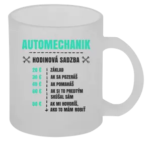 Hrnček Hodinová sadzba - automechanik