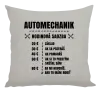 Vankúš Hodinová sadzba - automechanik