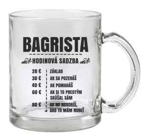 Hrnček Hodinová sadzba - bagrista