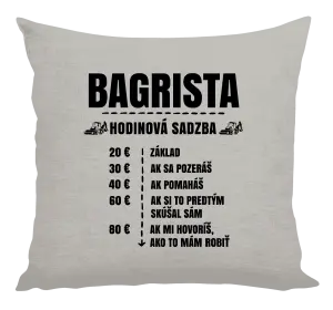 Vankúš Hodinová sadzba - bagrista