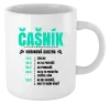 Hrnček Hodinová sadzba - čašník