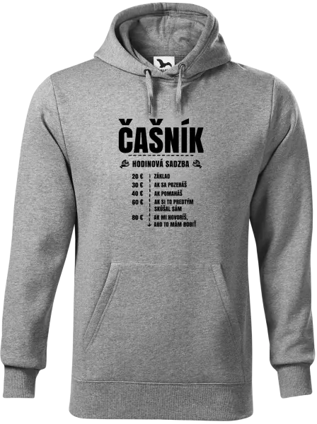 Pánska mikina Hodinová sadzba - čašník