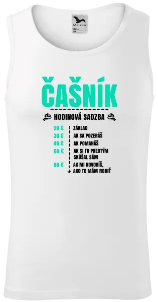 Pánske tielko Hodinová sadzba - čašník