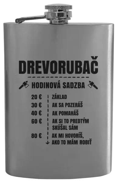 Ploskačka Hodinová sadzba - drevorubač