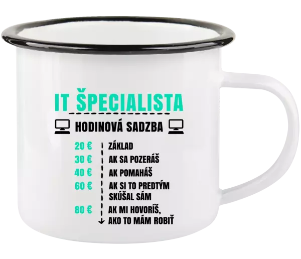 Plecháčik Hodinová sadzba - IT špecialista