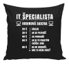 Vankúš Hodinová sadzba - IT špecialista