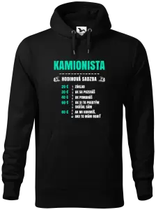 Pánska mikina Hodinová sadzba - kamionista