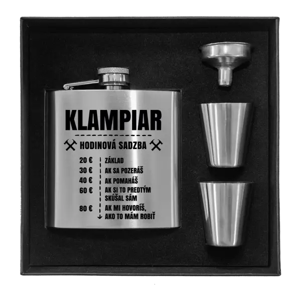 Ploskačka v krabičke Hodinová sadzba - klampiar