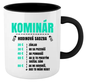 Hrnček  Hodinová sadzba - kominár