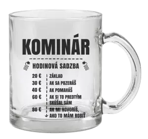 Hrnček Hodinová sadzba - kominár