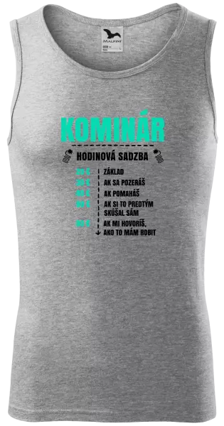 Pánske tielko Hodinová sadzba - kominár