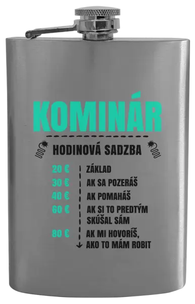 Ploskačka Hodinová sadzba - kominár