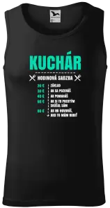 Pánske tielko Hodinová sadzba - kuchár