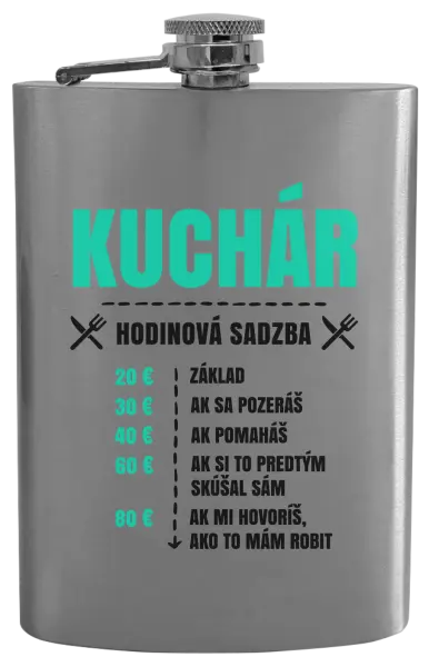 Ploskačka Hodinová sadzba - kuchár