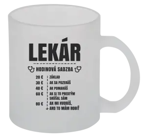 Hrnček Hodinová sadzba - lekár