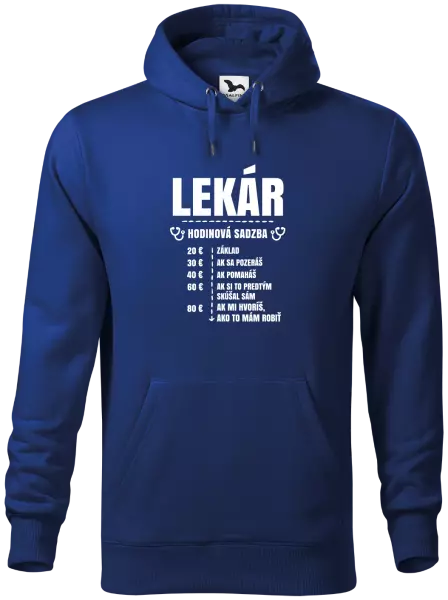 Pánska mikina Hodinová sadzba - lekár