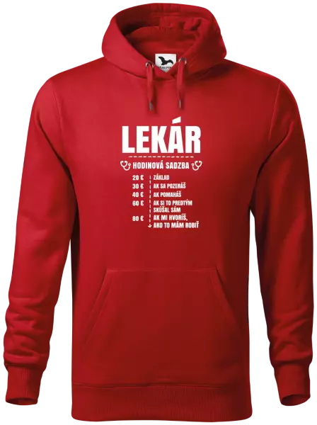 Pánska mikina Hodinová sadzba - lekár