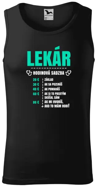 Pánske tielko Hodinová sadzba - lekár