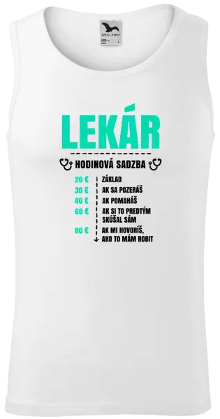 Pánske tielko Hodinová sadzba - lekár