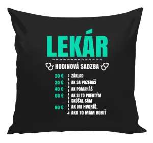 Vankúš Hodinová sadzba - lekár