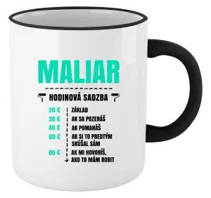 Hrnček Hodinová sadzba - maliar