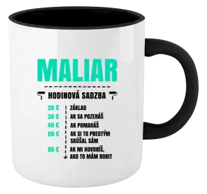 Hrnček  Hodinová sadzba - maliar